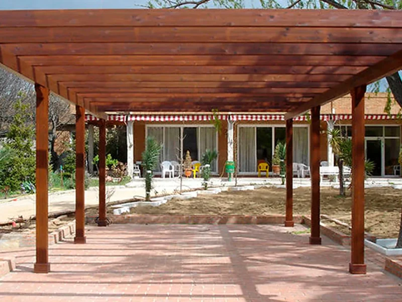 Pérgola madera jardín Semasa Cenadores para jardín en Boadilla del Monte