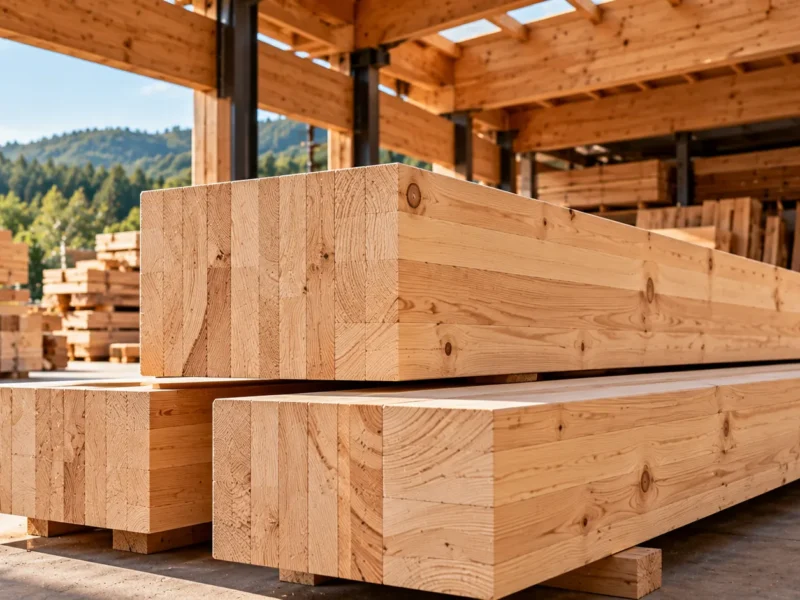Vigas de madera laminadas Semasa